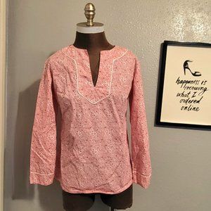 Kayce Hughes Floral Print Tunic Top